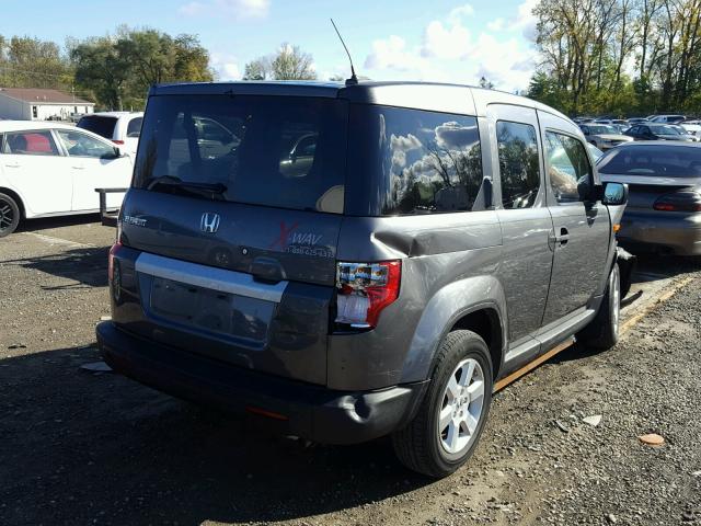 5J6YH1H73BL003876 - 2011 HONDA ELEMENT EX GRAY photo 4