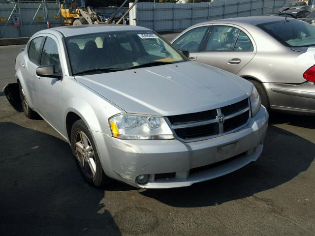 1B3LC56B19N510076 - 2009 DODGE AVENGER SILVER photo 1