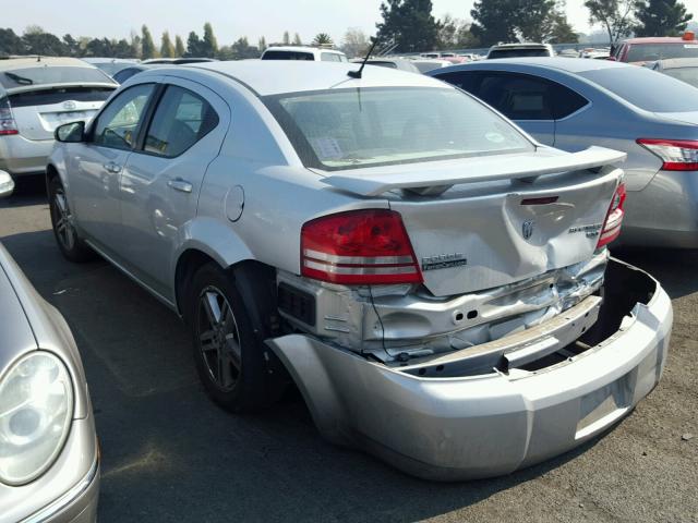 1B3LC56B19N510076 - 2009 DODGE AVENGER SILVER photo 3