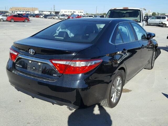 4T1BF1FK5GU254825 - 2016 TOYOTA CAMRY LE BLACK photo 4