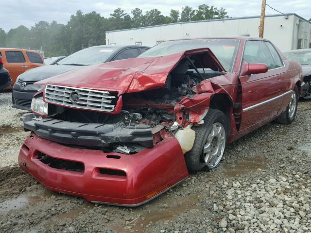 1G6ET1295XU601683 - 1999 CADILLAC ELDORADO T RED photo 2