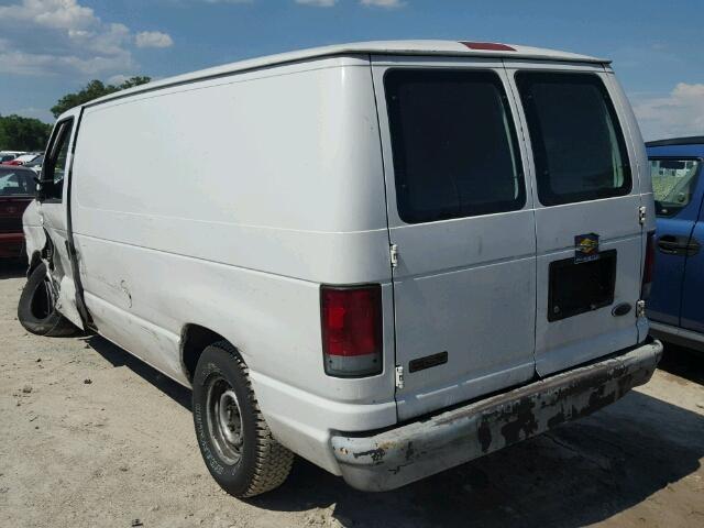 1FTRE1425YHB47177 - 2000 FORD ECONOLINE WHITE photo 3