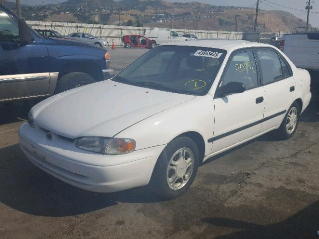 1Y1SK5288YZ409062 - 2000 CHEVROLET GEO PRIZM 白色 照片 2