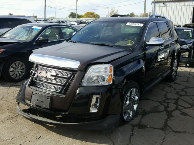 2GKFLXE55C6262403 - 2012 GMC TERRAIN BLACK photo 2