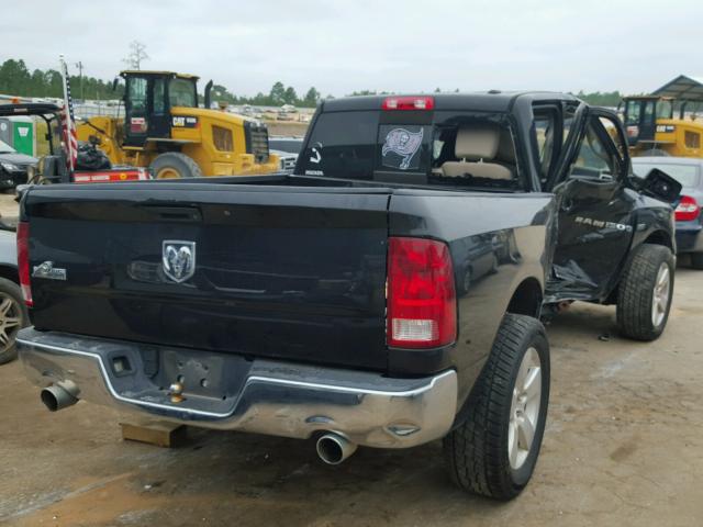 1D7RB1GT0BS573968 - 2011 DODGE RAM 1500 BLACK photo 4