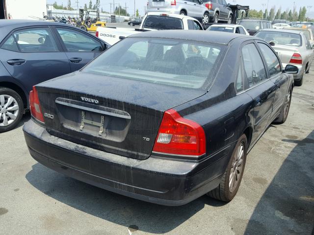 YV1TS91ZX41340789 - 2004 VOLVO S80 T6 BLACK photo 4