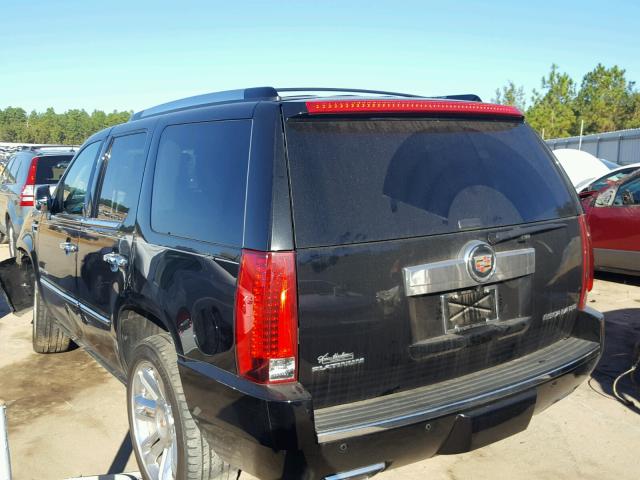 1GYS4DEF4ER176337 - 2014 CADILLAC ESCALADE BLACK photo 3