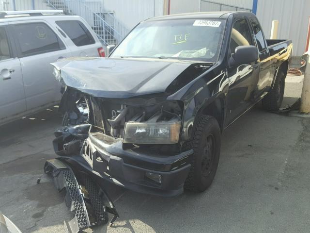 1GCCS199178203005 - 2007 CHEVROLET COLORADO BLACK photo 2