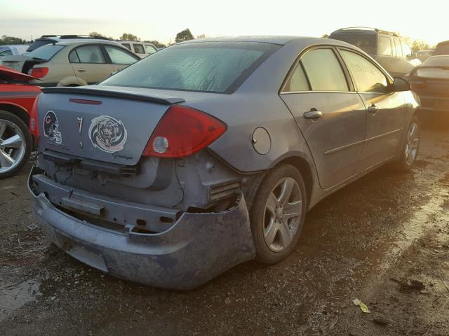 1G2ZG58B174235620 - 2007 PONTIAC G6 BASE BLUE photo 4