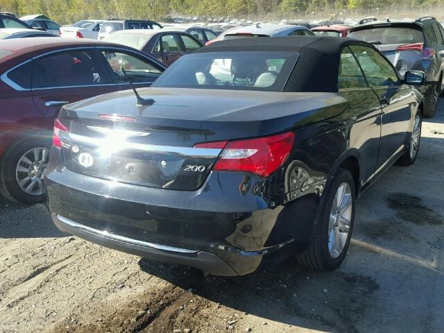 1C3BCBEB9DN547223 - 2013 CHRYSLER 200 TOURIN BLACK photo 4