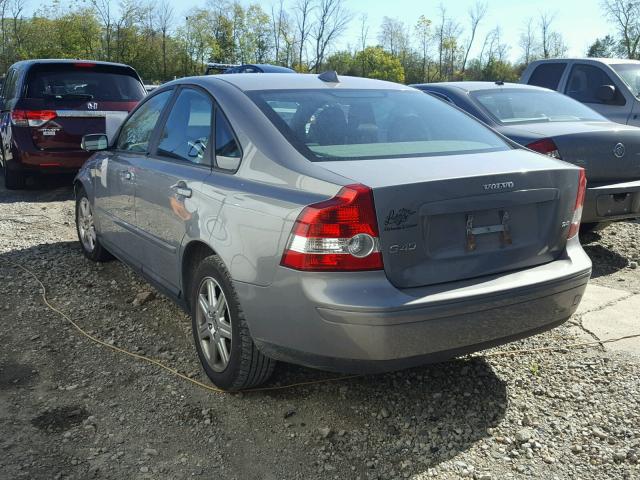 YV1MS382462215231 - 2006 VOLVO S40 GRAY photo 3