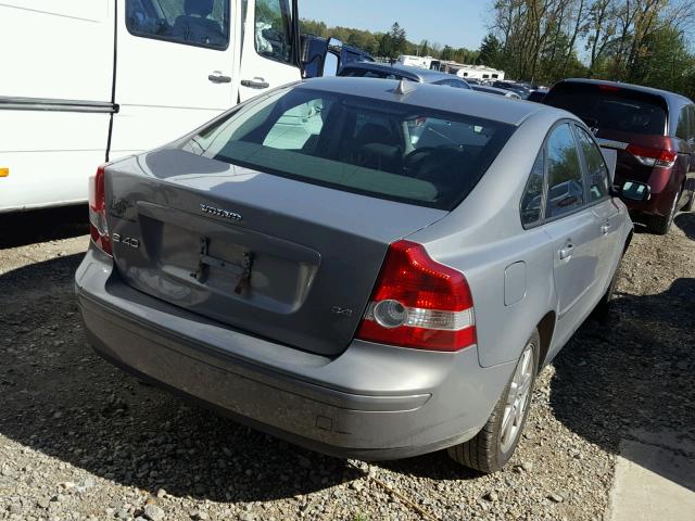 YV1MS382462215231 - 2006 VOLVO S40 GRAY photo 4