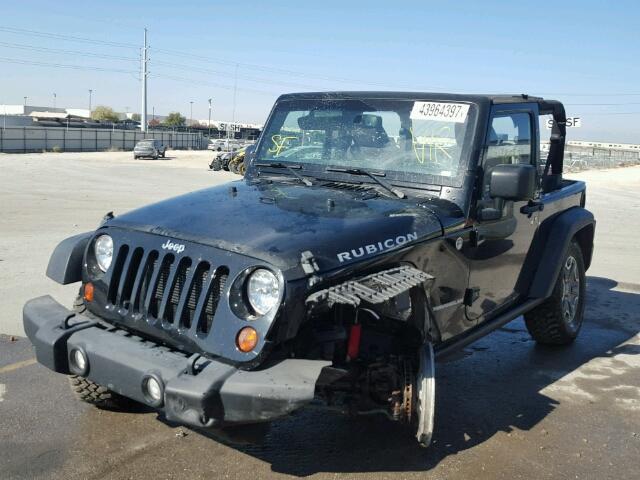 1C4BJWCG5DL524119 - 2013 JEEP WRANGLER BLACK photo 2