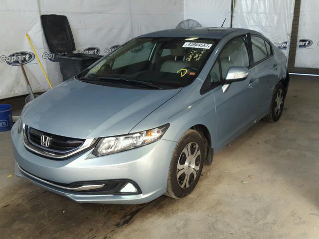 19XFB4F29DE003013 - 2013 HONDA CIVIC HYBR BLUE photo 2