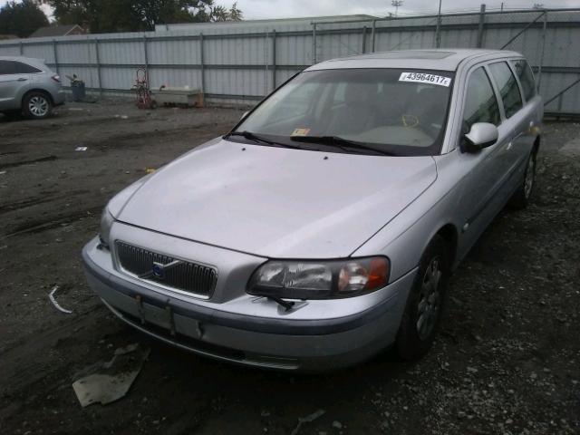 YV1SW61R812093180 - 2001 VOLVO V70 GRAY photo 2