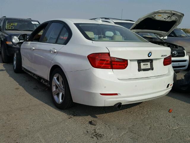 WBA3B1C51EK131838 - 2014 BMW 320 I WHITE photo 3