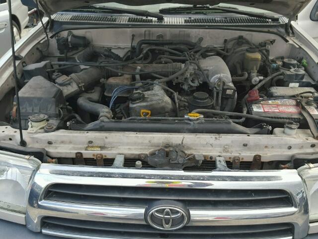 JT3GM84R3Y0056573 - 2000 TOYOTA 4RUNNER BEIGE photo 7