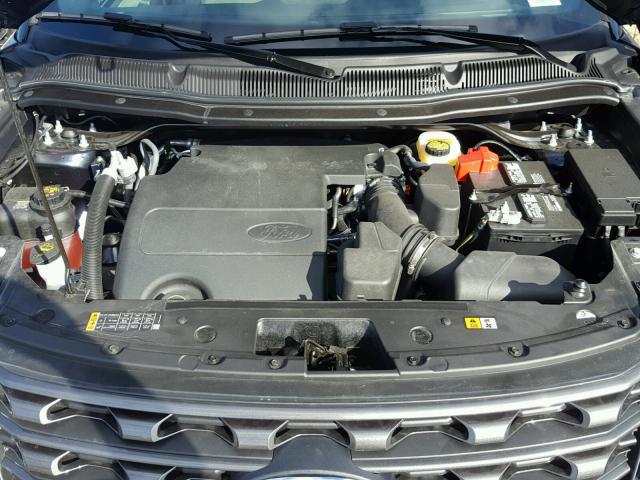 1FM5K7D82HGD52018 - 2017 FORD EXPLORER BLUE photo 7