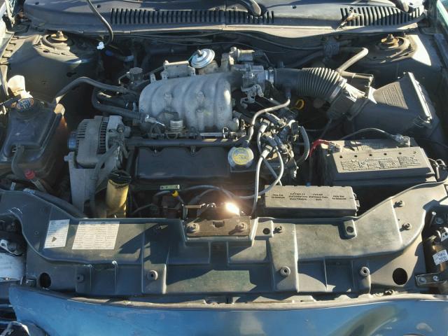 1FALP52U2VG255002 - 1997 FORD TAURUS GL GREEN photo 7