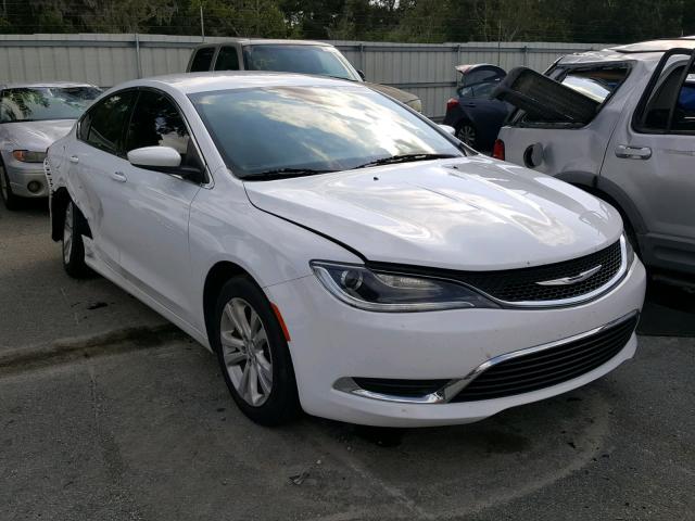 1C3CCCABXFN699465 - 2015 CHRYSLER 200 LIMITE WHITE photo 1