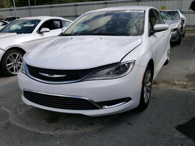 1C3CCCABXFN699465 - 2015 CHRYSLER 200 LIMITE WHITE photo 2