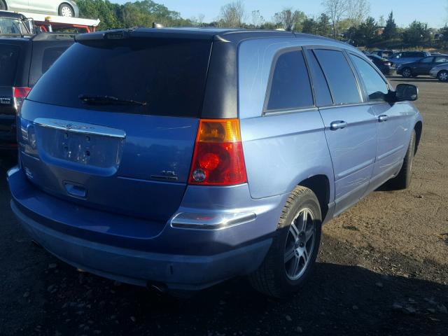 2A8GF68X67R334270 - 2007 CHRYSLER PACIFICA T BLUE photo 4