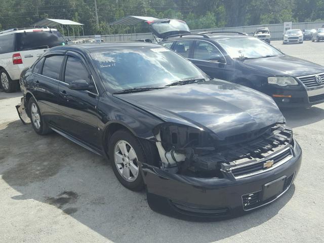 2G1WT57K091264092 - 2009 CHEVROLET IMPALA BLACK photo 1