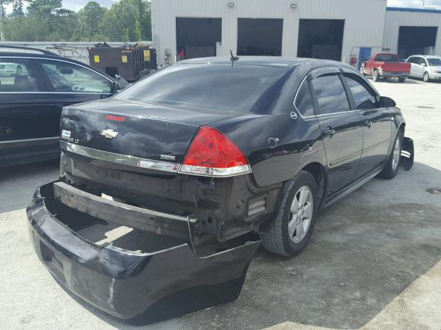 2G1WT57K091264092 - 2009 CHEVROLET IMPALA BLACK photo 4