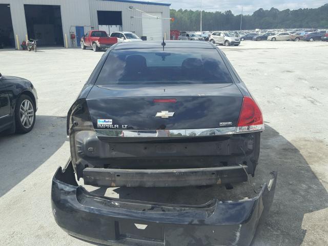 2G1WT57K091264092 - 2009 CHEVROLET IMPALA BLACK photo 9