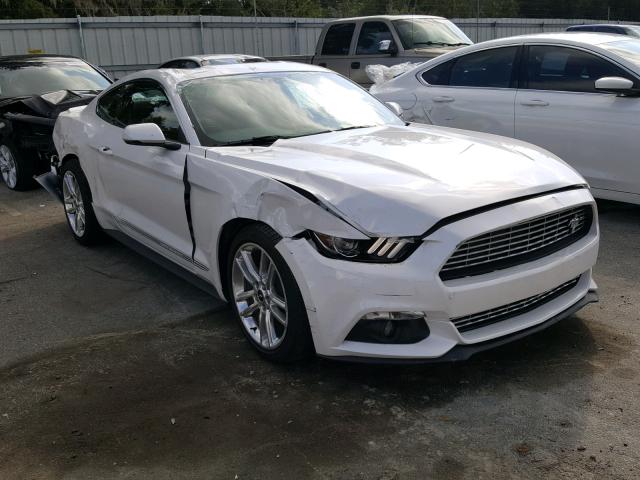 1FA6P8TH7H5332818 - 2017 FORD MUSTANG WHITE photo 1