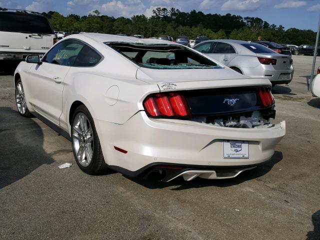 1FA6P8TH7H5332818 - 2017 FORD MUSTANG WHITE photo 3