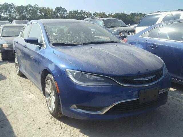 1C3CCCAB0FN507728 - 2015 CHRYSLER 200 LIMITE BLUE photo 1