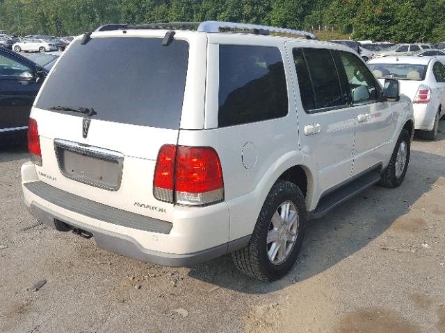 5LMEU68H63ZJ48492 - 2003 LINCOLN AVIATOR 白色 照片 4