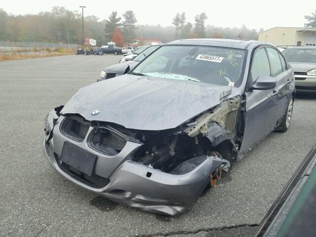 WBAPK7G50BNN86978 - 2011 BMW 328 XI GRAY photo 2