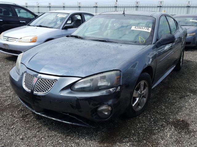 2G2WS522451167283 - 2005 PONTIAC GRAND PRIX GRAY photo 2