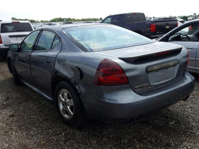 2G2WS522451167283 - 2005 PONTIAC GRAND PRIX GRAY photo 3