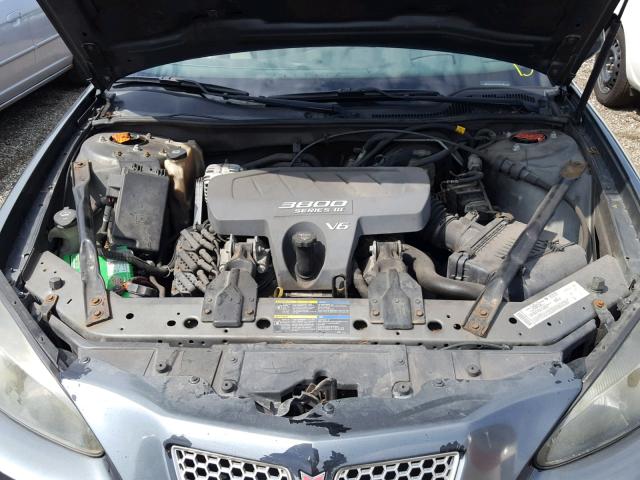 2G2WS522451167283 - 2005 PONTIAC GRAND PRIX GRAY photo 7