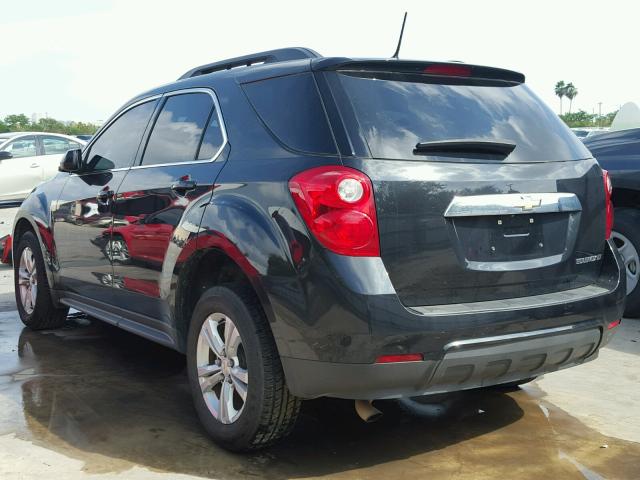 2GNALBEK7E6100510 - 2014 CHEVROLET EQUINOX LT BLACK photo 3