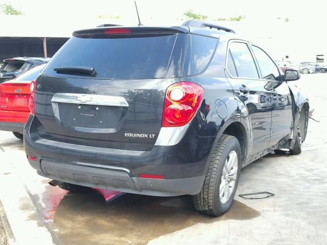 2GNALBEK7E6100510 - 2014 CHEVROLET EQUINOX LT BLACK photo 4