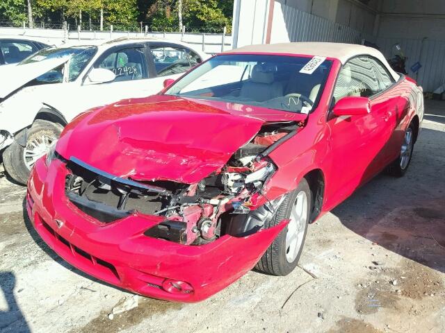 4T1FA38P68U138765 - 2008 TOYOTA CAMRY SOLA RED photo 2