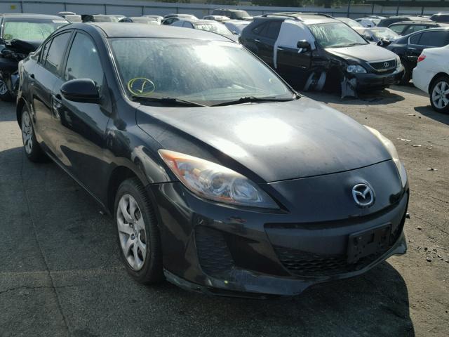 JM1BL1UG3C1525498 - 2012 MAZDA 3 BLACK photo 1