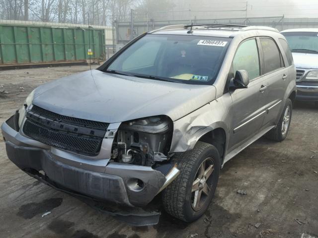 2CNDL73FX56061884 - 2005 CHEVROLET EQUINOX LT GRAY photo 2