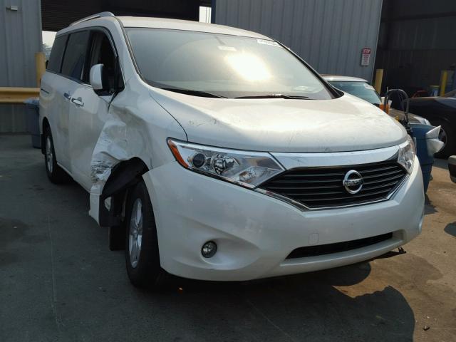 JN8AE2KP1D9066834 - 2013 NISSAN QUEST S WHITE photo 1