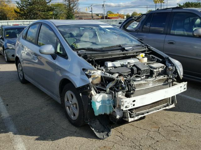 JTDKN3DU6A0070449 - 2010 TOYOTA PRIUS SILVER photo 1