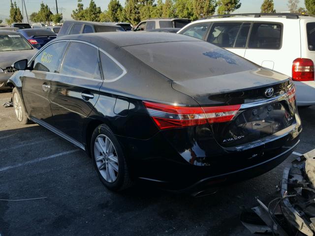 4T1BK1EB0DU020486 - 2013 TOYOTA AVALON BAS BLACK photo 3