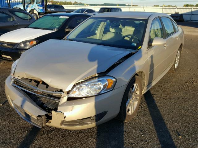 2G1WB5EKXB1226087 - 2011 CHEVROLET IMPALA GOLD photo 2