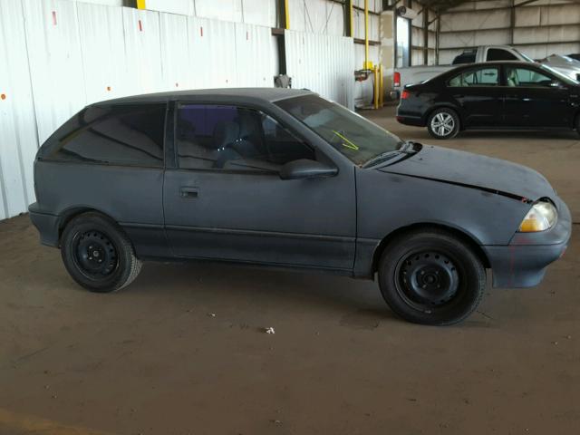 2C1MR2465M6800384 - 1991 GEO METRO BASE GRAY photo 9