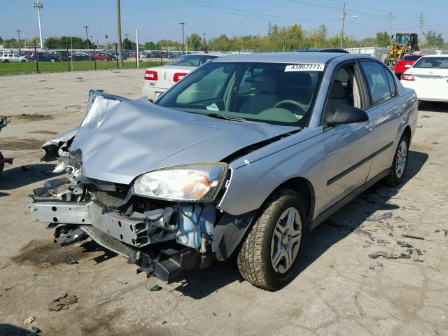 1G1ZS52F15F250795 - 2005 CHEVROLET MALIBU SILVER photo 2