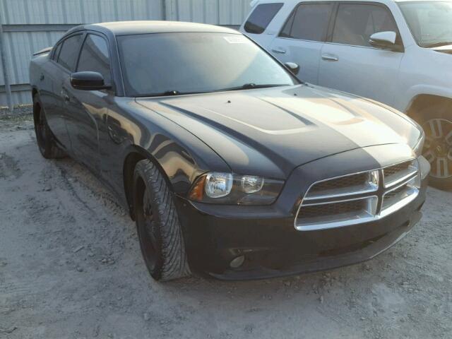 2C3CDXBG1DH624870 - 2013 DODGE CHARGER BLACK photo 1