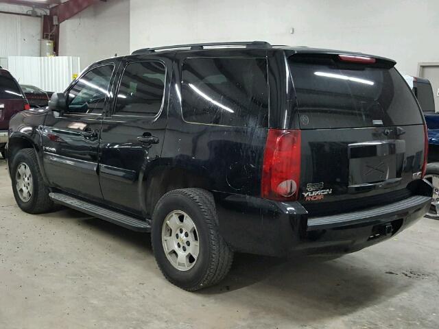 1GKFC13C87R278121 - 2007 GMC YUKON BLACK photo 3